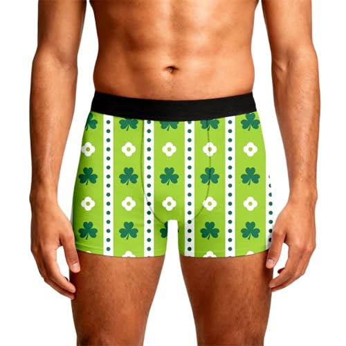 Generisch Ropa interior transpirable para hombre con diseño de santos para mayor comodidad y disfrute diario, verde, M