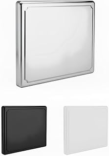 Tapa encimera gas. Tapa vitroceramica con ancho máximo de 58 cm. Cubre fuegos Cocina de gas de Acero inoxidable, blanco o negro.