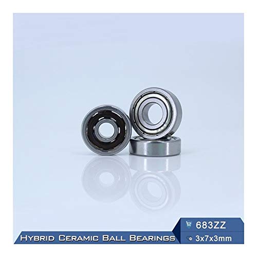 Rodamiento 683ZZ de cerámica híbrida 3x7x3mm para motor 6