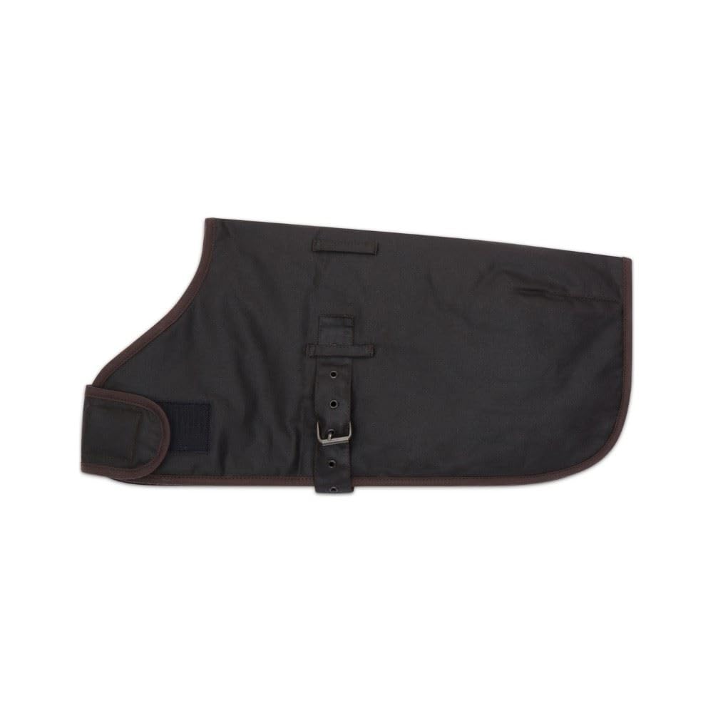 Walker and Hawkes - Waxed Dog Coat - Brown - 20"/51cm