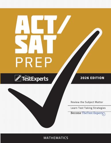 Act/Sat Prep: Mathematics: 2026 Edition (Act/Sat Prep 2026)