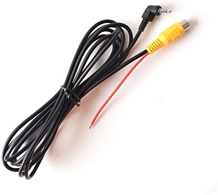 EKYLIN Aux 2.5mm to RCA Female Cable with Trigger, Car Aux AV-IN Jack to RCA Adapter for GPS Tablet Dash Cam Car DVR Camcorder Reverse Backup Rear View Camera