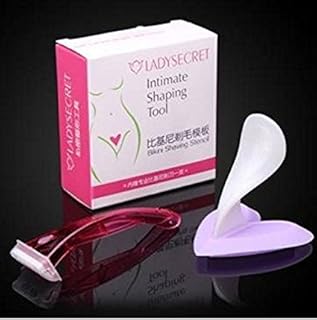 Bikini Privates Shaving Stencil Sexy Female Pubic Hair Razor (Heart)