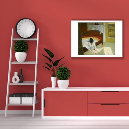 Grande impression d'art Edward Hopper Summer Interior papier satiné luxe - 4
