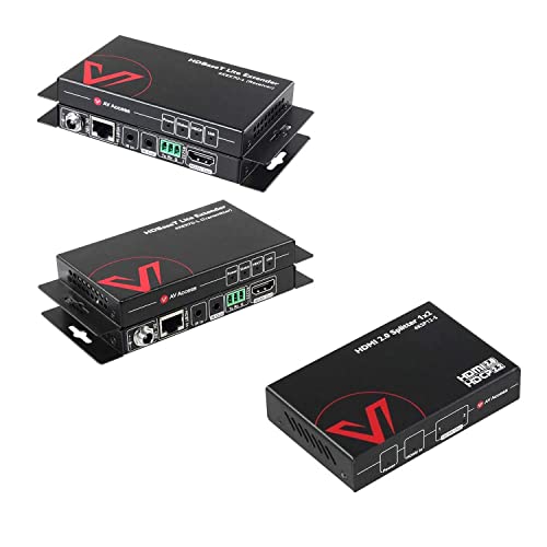 AV Access (4KEX70-L and 4KSP12-S) HDBaseT HDMI Extender and HDMI Splitter