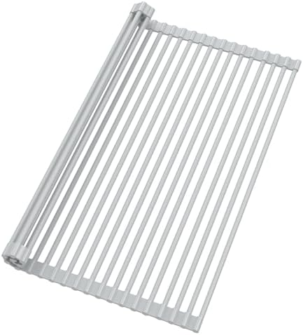 Amazon.com: Roll Up Dish Drying Rack, Silicone Wrapped Over The Sink ...