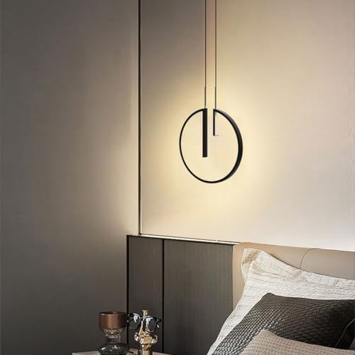 Suspension LED noire 17W industrielle à hauteur réglable et intensité variable - 7