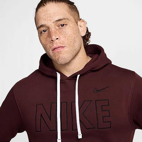 Nike Men's NSW Club Po BB Hoodie - Burgandy Crush (XX-Large) - Image 2
