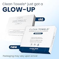 Clean Skin Club Clean Towels XL®, Travel Pack 100% USDA Biobased Disposable Face Towel, Eczema Association Accepted,Dry Wipes, TSA-Approved Travel Essential, 1 Pack, 10 ct Total — image 2