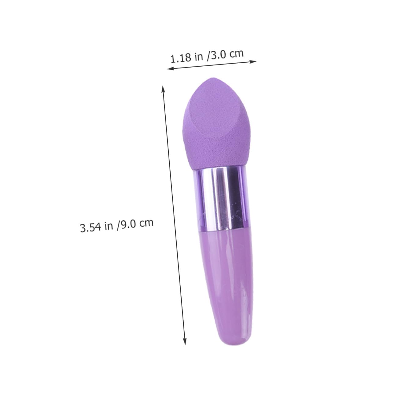NUOBESTY 6 Stück Make Up Puff Stifte mit Latex Formstabiler Make Up Schwamm Tragbare Kosmetikwerkzeuge für Präzises Auftragen und Reisen