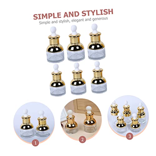 ADOCARN 18 Pçs Garrafas Portáteis Frascos Dispensador Conta-Gotas Perfume Mini Amostra Vidro Recarre