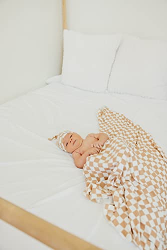 Image of Copper Pearl Swaddle Blankets for Newborns | Soft Stretchy Receiving Blankets for Boys and Girls | Large 46 x 46 Inch Baby Blankets | Lightweight and Breathable Swaddles | Rad