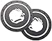 Price comparison product image PSL Car Cup Holder Insert Anti-Dust Non-Slip Rubber Coaster Mats Compatible with Vaux Hall Model Cars 2 pcs