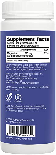 Natural Vitality Calm, Magnesium Supplement, Anti-Stress Drink Mix Powder, Original, Raspberry Lemon - 8 Ounce (Packaging May Vary) #TOP5