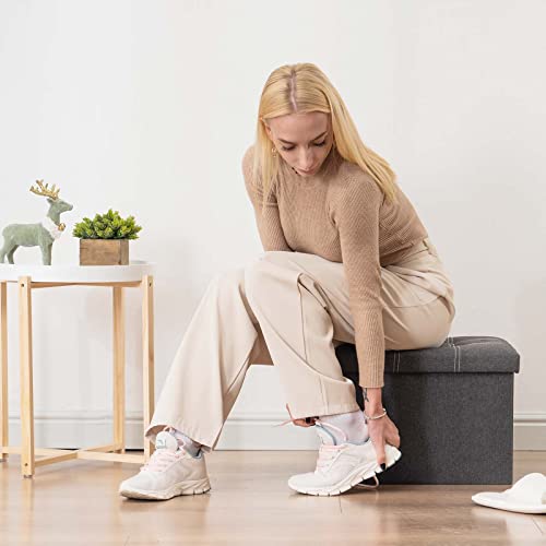 YOUDENOVA Pouf Contenitore Poggiapiedi Sgabello