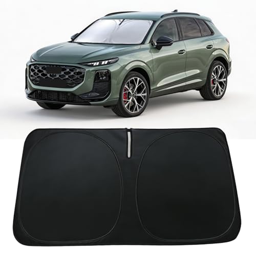 PAIMOHO Windshield Sun Shade for Audi Q3 2019-2026, Car Front Window Sunshade with 240T Sun Visor...