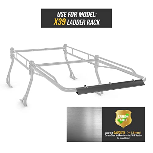 Aa-Racks Steel Front Wind Deflector Bar, Truck Rack Accessory For Model X39 Series, Black Only #TOP3