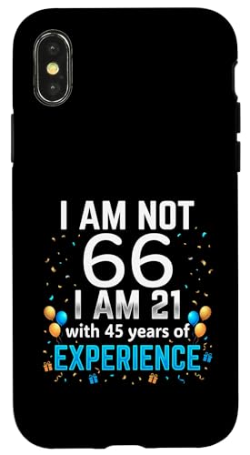 I'm Not 66th Birthday �ʔ��� 66�� �W���[�N �a�������[���A �X�}�z�P�[�X iPhone X/XS �p