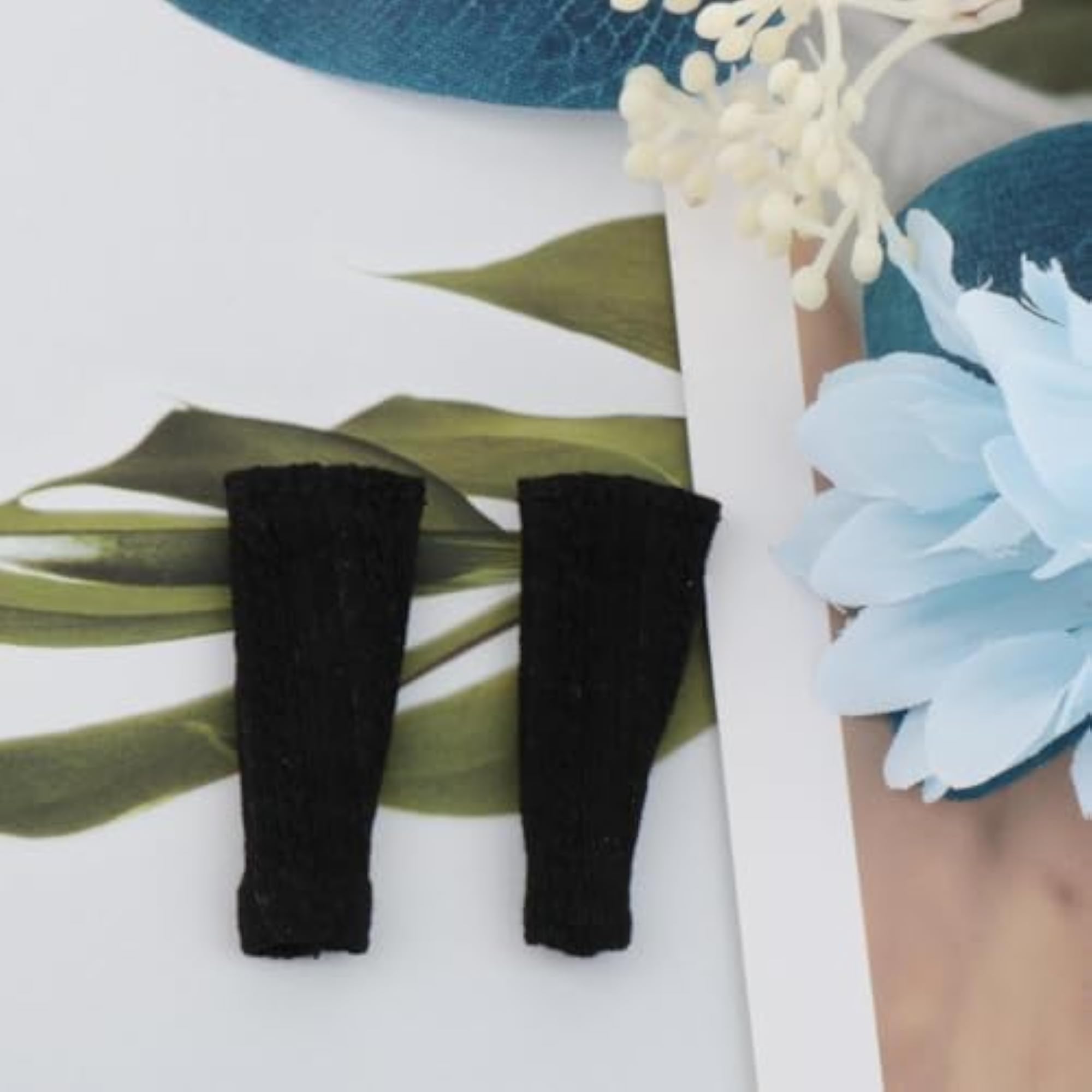 1/12 Scale Structure Socks for 6 Inch Figures, Black