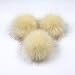 SUPVOX Bola de Pompón de Pelo de Zorro Accesorios Desmontables para Tejer...