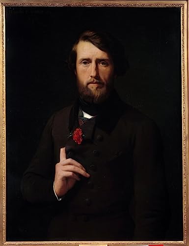 Cuadro en lienzo de Offélix de Arjuzon por Hippolyte Flandrin para decoración de oficina 60x90cm