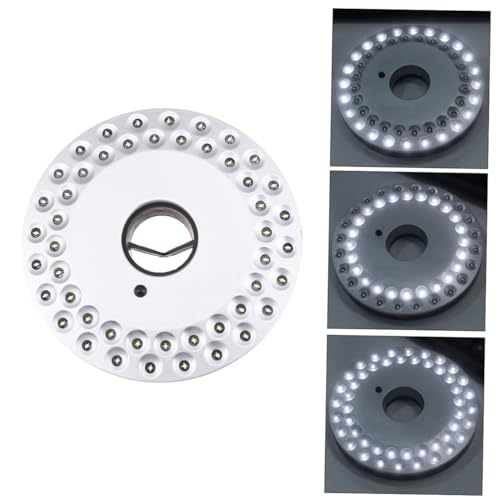 Yardenfun Lampada da Campeggio LED Luci Alta Luminosità Luce Esterno per Tende e Ombrelloni Batteria Operata Senza Batterie Incluse per Campeggio Escursionismo e Emergenze Colore Argento