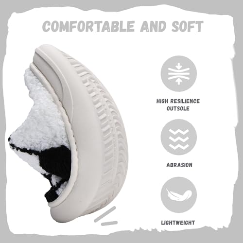 Image of IceUnicorn Kids Slippers Boys Girls Warm Winter House Slippers Big Little Kids Non-Slip Soft Plush Memory Foam Home Shoes for Indoor Outdoor