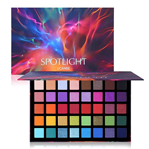 UCANBE Paletas de Sombras de Ojos Profesionales 40 Coloridas