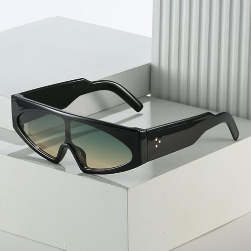 Nuances classiques de luxe avec lunettes de soleil rétro grand format MUTYNE - 3