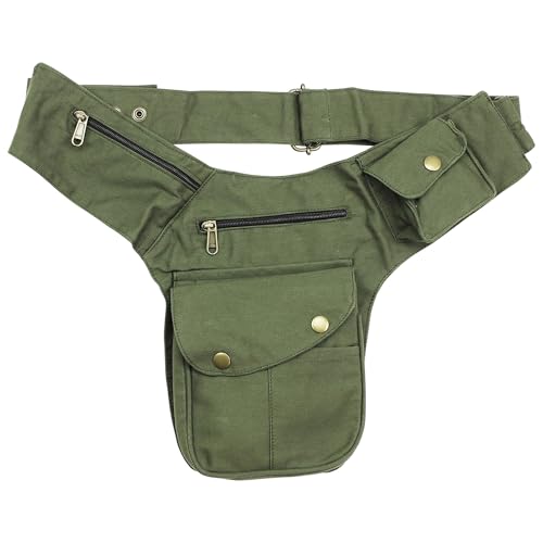 Sac de ceinture Freak Scene vert olive - Sac à hanche et ventre