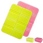 ZYETGH Cojín de asiento plegable para exteriores, ...: Material de alta calidad: este cojín plegable para exteriores está hecho de espuma XPE de alta calidad. En comparación con otros materiales de espuma, la espuma XPE tiene una mejor durabilidad y elasticidad, no es fácil de desvanecer. 【Característica...