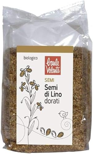 Baule Volante Semi di Lino Bio - Semi di Lino Dorati - Ricco di Proteine ​​e Fibre - Perfetti per una dieta vegetariana o vegana - 500g — foto principale