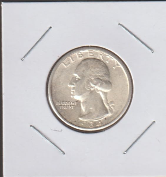 1934 Washington (90% Silver) Quarter