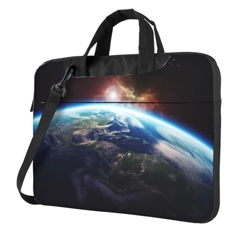 Sacoche à bandoulière ordinateur portable Space Earth pour le bureau et les voyages