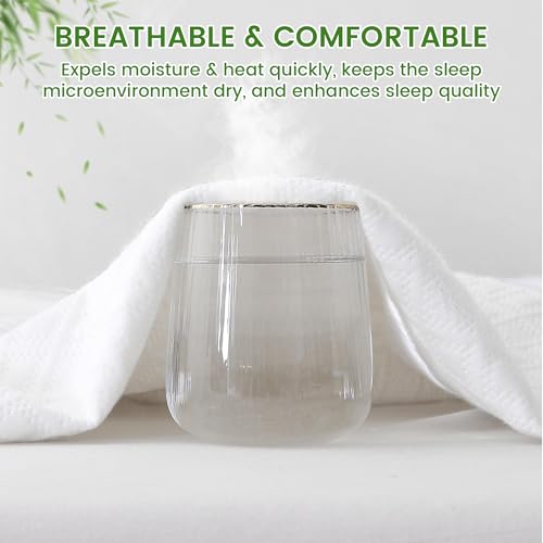 KUUP Waterproof Queen Mattress Protector- Hypoallergenic Odor-Free Rayon Derived from Bamboo, Breathable Cooling 3D Air Noiseless Mattress Cover up to 18" Deep Pockets by KUUP-ZHIZAO - Image 5