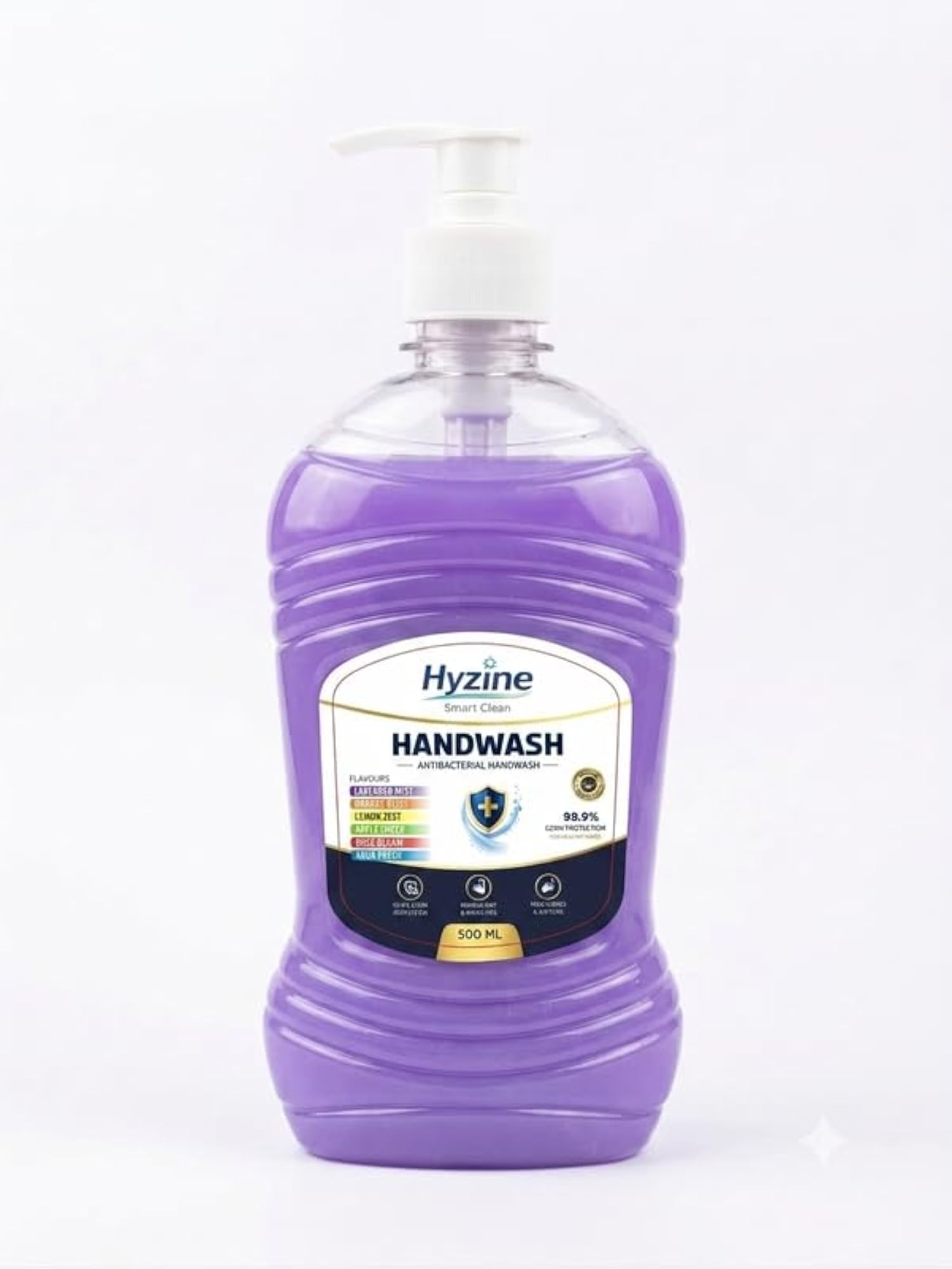 Smart Clean Lavender Fragrance Liquid Hand Wash 500ml