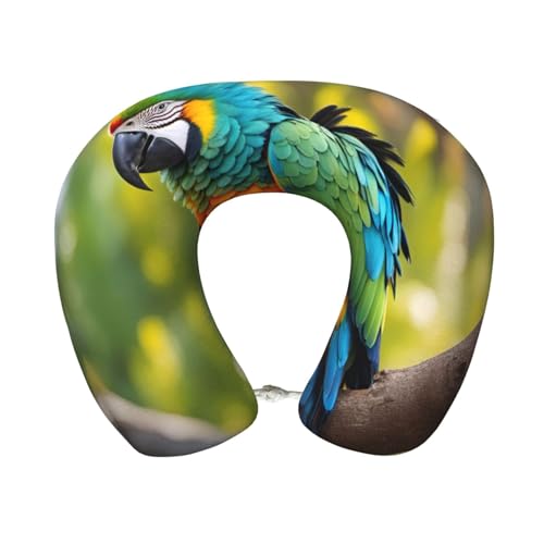 Almohada de espuma viscoelástica negra cuello para viajar