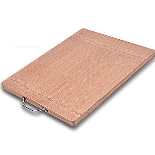 Sicher Bio-Bambus-Schneidebrett für die Küche, großes Schneidetablett, Fleisch Gemüsebrot Obstbrett Schneidebrett - 70 * 45cm Anwesend