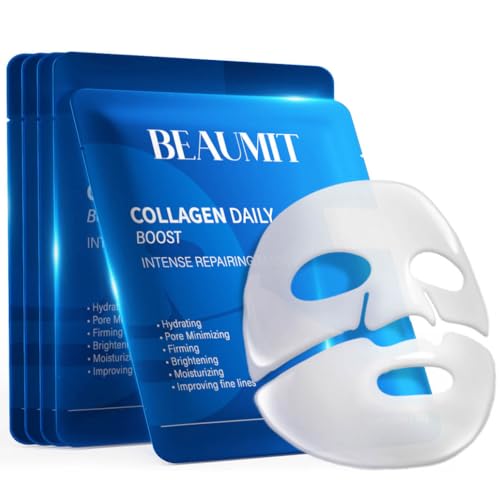 Okela 7 Pack Collagen Hydrogel Face Mask Overnight- Deep Hydratin...