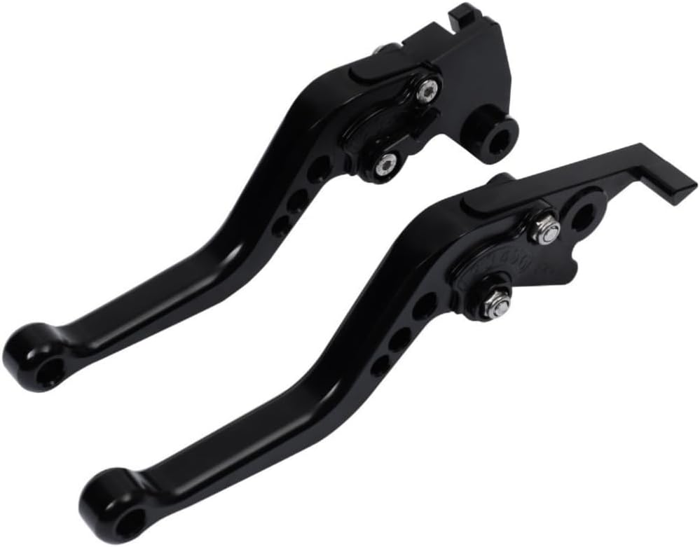 for Covington Cycle City for 300R 13,for Ice for Bear Powersports PMZ300-11 15,for Kawasaki for Ninja 250R 08-12 Ninja 400 300R 250R Motorcycle Brake & Clutch Levers (Black,Aluminum)