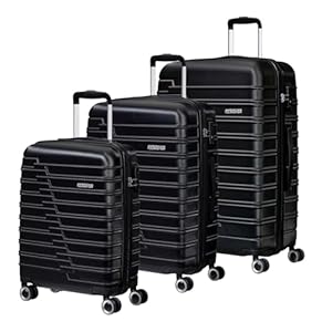 American Tourister Trolley Activair 3 PC Set A Universe Black Black 76 cm