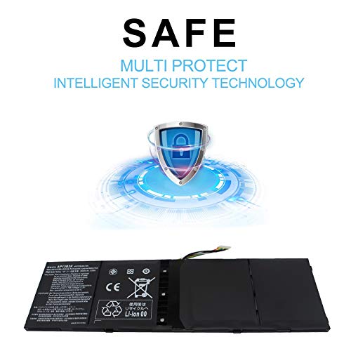 Ap13B3K Laptop Battery Compatible With Acer Aspire R7-571 R7-571G R7-572 R7-572G V5-552G V5-572P V5-573P V7-481 V5-472P V5-572G V7-482P Notebook 4Icp6/60/78 Ap13B8K #TOP4