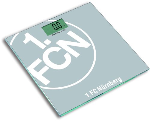 Personenwaage FC Nürnberg - Offizielles Lizenzprodukt, max. 150kg, 02021