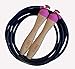 Speed Jump Rope – - Fully Adjustable for Men, Women and Kids - Non slip wooden handles, fast, fluid, fully adjustable - USA Made - FREE velvet pouch included.