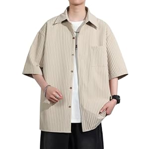 [Metakey] シャツ メンズ 半袖 無地 柔らかい 快適な軽い シンプル カジュアル 春 夏 秋 かっこいい ワイシャツ 吸汗速乾" 