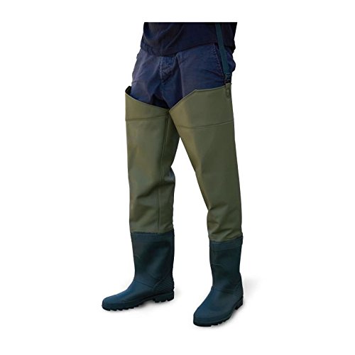 Lineaeffe Cuissardes Taille 42 Waders de Pêche Respirant Néoprène Tour de Poitrine Pantalon Cuissardes Cover