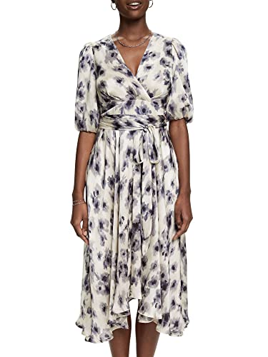 ESPRIT Collection Damen 023eo1e357 Kleid, 003/Black 3, 40