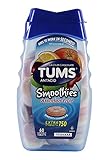 Tums Smoothies Assorted Fruit, 60 Chewable Tablets, (Pack of 2)