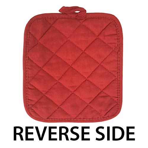 Rooster Kitchen Decor Linen Set Includes 2-Towels 2-Pot Holders 1-Oven Mitt | Grain and Feed Rooster Theme Kitchen Towel Set for Cooking, Baking, Housewarming & Kitchen Decoration (Set of 5 Piece)