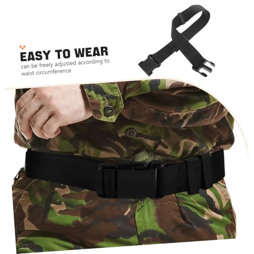 Adjustable Elastic Stretch Belt for Men and Women Heavy Duty Nylon Webbing for Hiking Travel and Outdoor Activities Non-metal Buckle for Comfortable Fit3